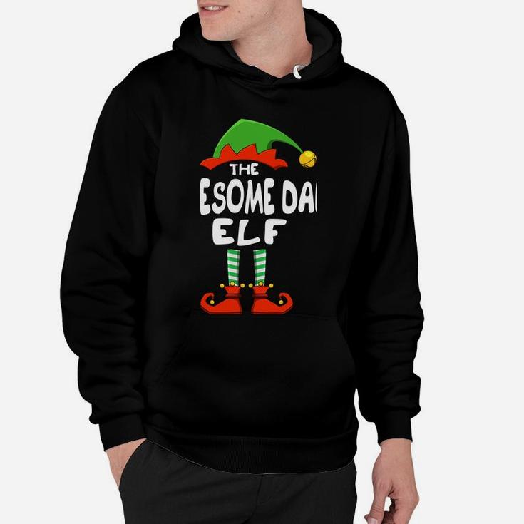 The Awesome Dad Elf Funny Matching Family Christmas Sweatshirt Hoodie