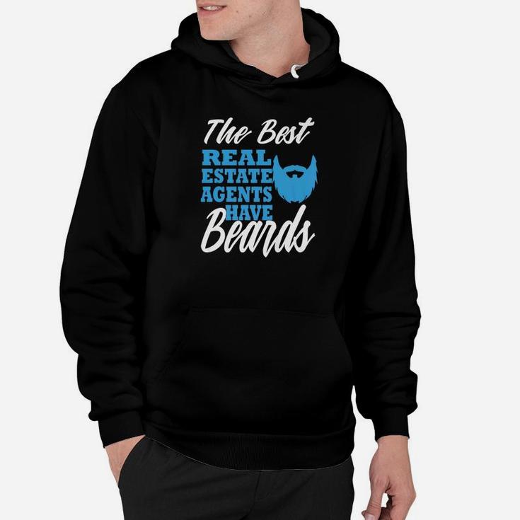 The Best Real Estate Agents Have Beard Funny Realtor Gift Hoodie