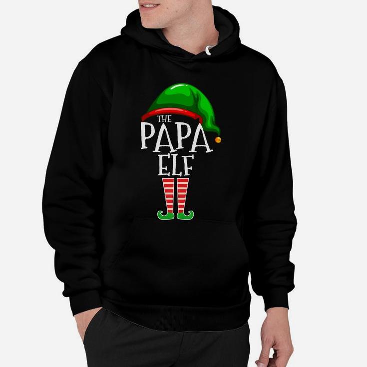 The Papa Elf Family Matching Group Christmas Gift Grandpa Sweatshirt Hoodie
