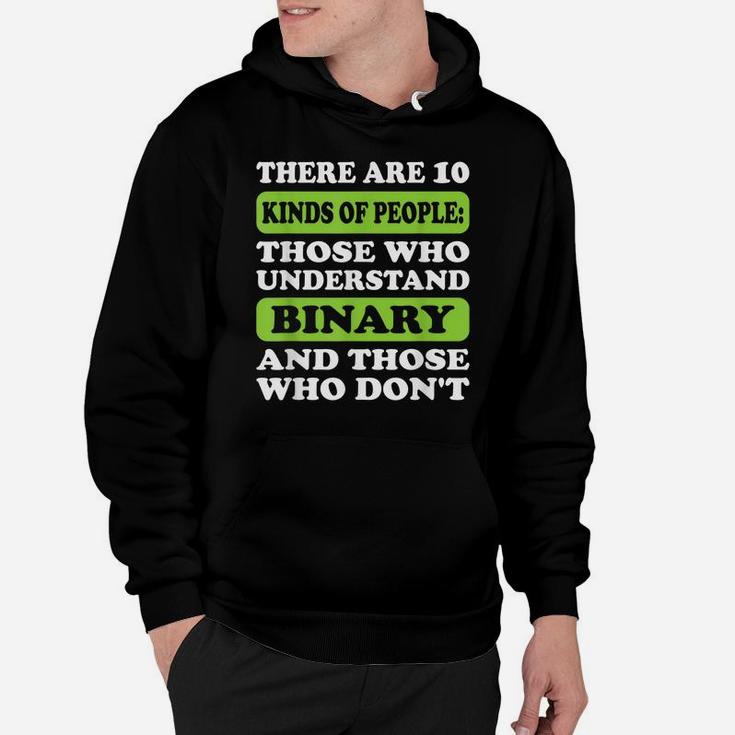 There Are 10 Kinds Of People Binary Funny Math Teacher Hoodie