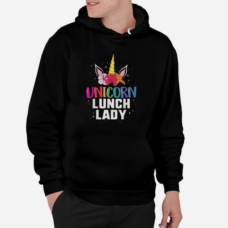 Unicorn Lunch Lady School Cafeteria Hoodie
