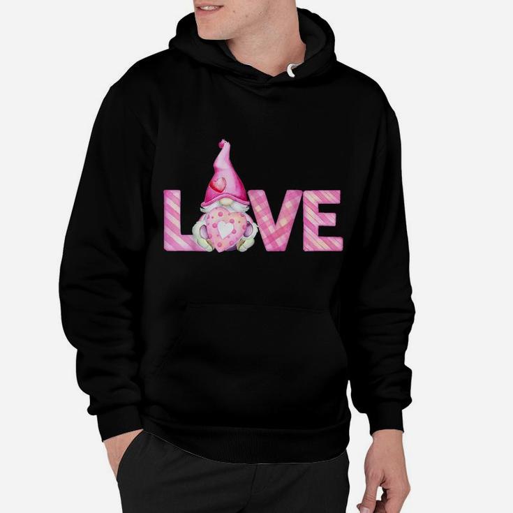 Valentine's Day Shirt Gnome Love Funny Gifts Hoodie