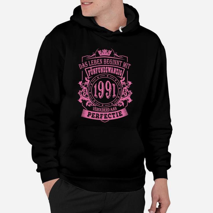 Vintage 1991 Geburtsjahr Perfektion Hoodie, Retro Look Tee