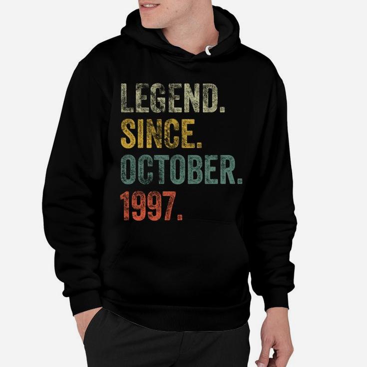 Vintage 1997 24Th Birthday Legend Since October 1997 Sweatshirt Hoodie