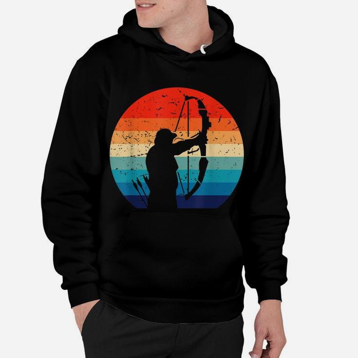 Vintage Archery Archer Bow Hunting Hoodie