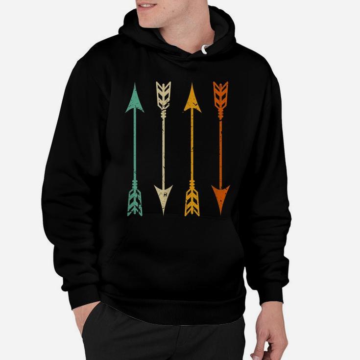 Vintage Archery Arrows For Bow Hunting Retro Hoodie