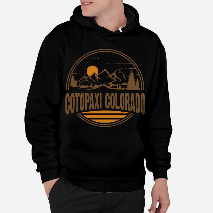 Vintage Cotopaxi, Colorado Mountain Hiking Souvenir Print Hoodie