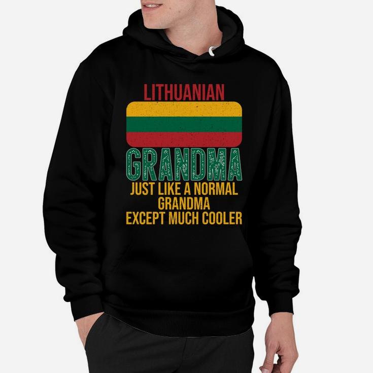 Vintage Lithuanian Grandma Lithuania Flag For Mother's Day Hoodie