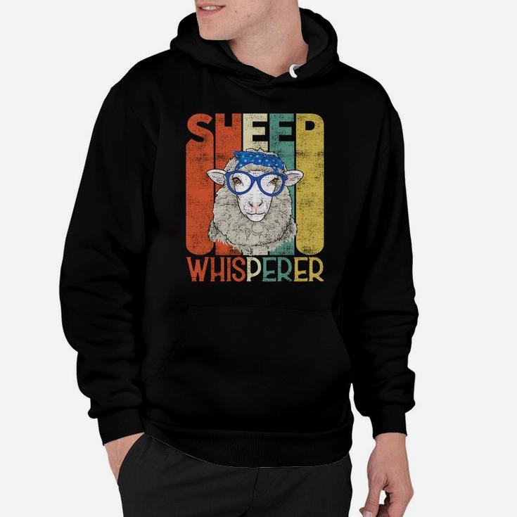 Vintage Sheep Farmer Retro Sheep Whisperer Sweatshirt Hoodie