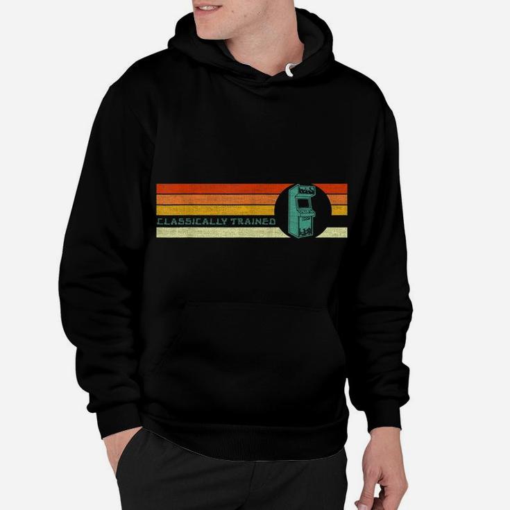 Vintage Video Games Classically Trained - Gamer Retro Hoodie
