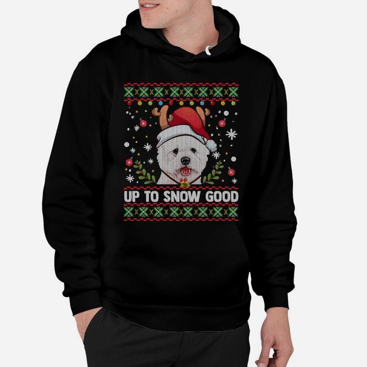 Westie Dog Reindeer Christmas Gift Men Women Ugly Sweater Sweatshirt Hoodie