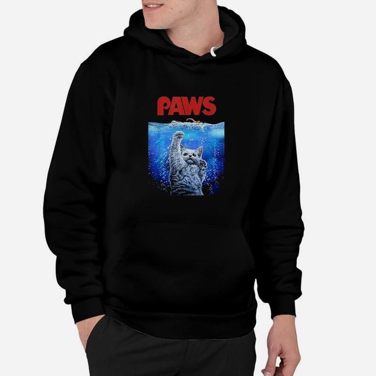 White Siamese Cat Threat From The Deep Sea Hoodie