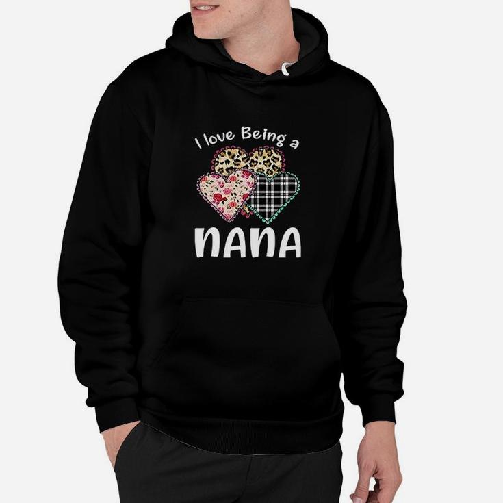 Women Grandma Nana I Love Being A Nana Hoodie