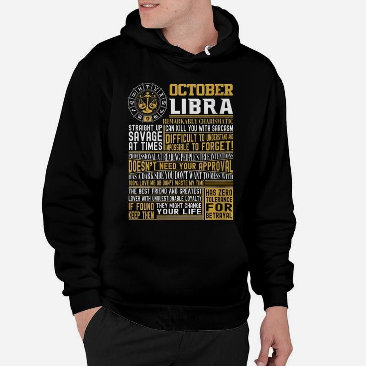 Womens Best Born In October Libra Zodiac Sign T Shirts Men, Women Hoodie