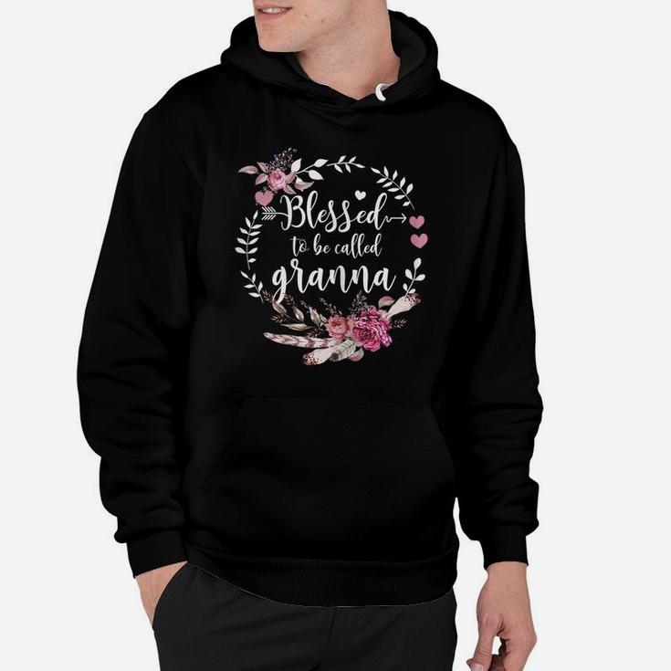 Womens Blessed To Be Called Granna Shirt Thankful Blessed Granna Hoodie