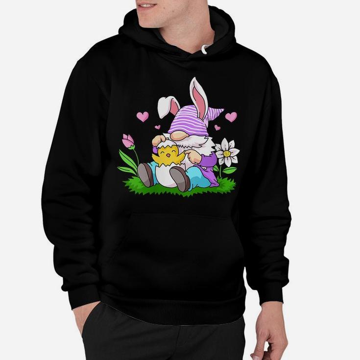 Womens Easter Gnome Shirt Bunny Egg Hunting Women Spring Gnomes Hoodie