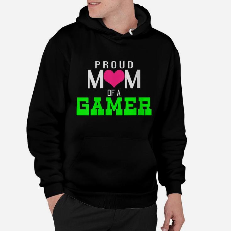 Womens Gaming Proud Mom Of A Gamer Video Game Player Hoodie