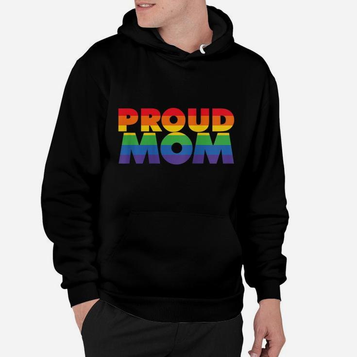 Womens Gay Pride Shirt Proud Mom Lgbt Parent T-Shirt Father's Day Raglan Baseball Tee Hoodie