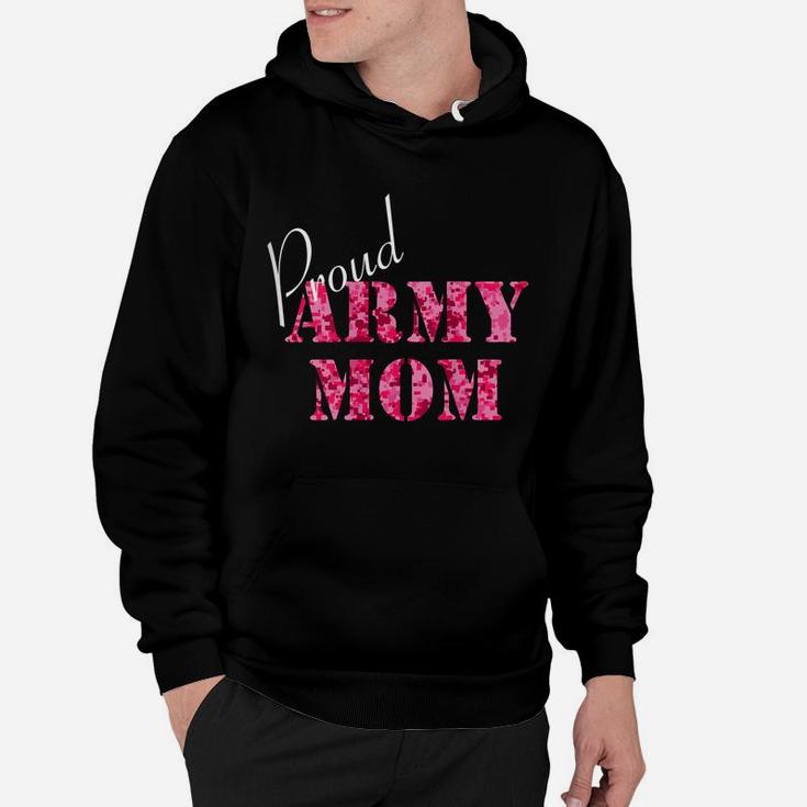 Womens Pink Digital Camo Shirt, Proud Army Mom Hoodie