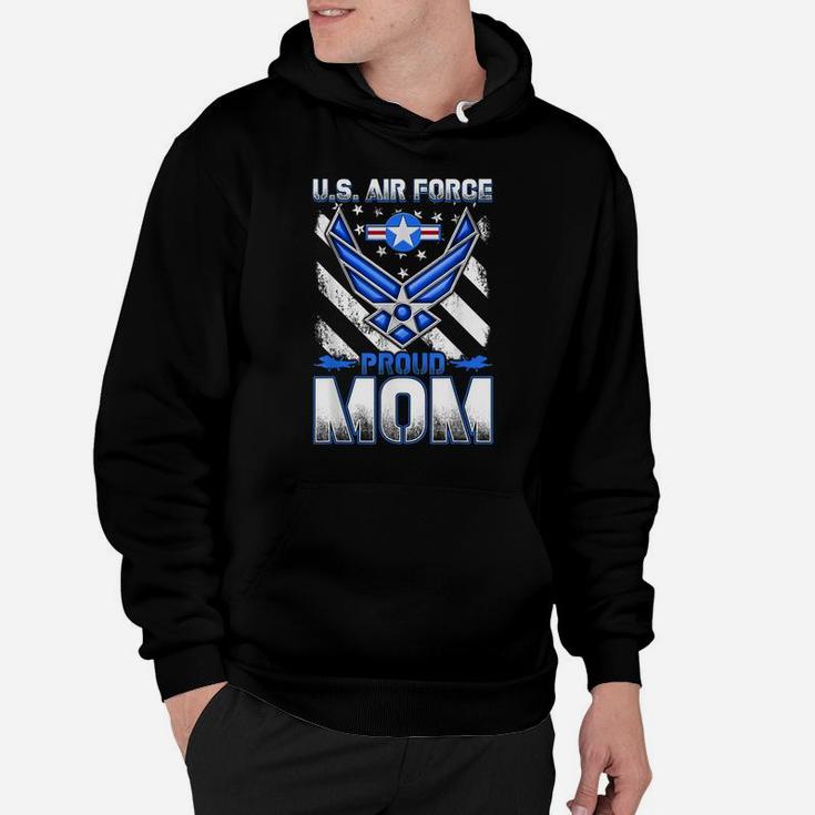 Womens Pride Military Family - Proud Mom Air Force Gifts Hoodie