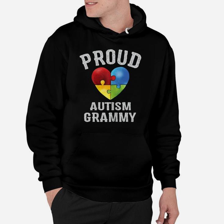 Womens Proud Autism Grammy Autism Awareness Gifts For Grandma, Mom Hoodie