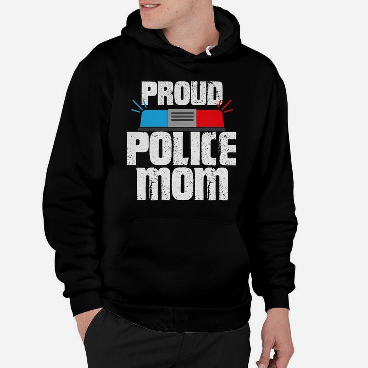 Womens Proud Police Mom Police Officer Mommy Hoodie