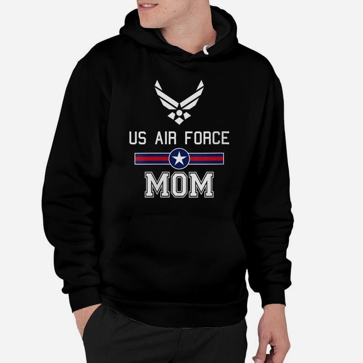 Womens Womens Proud Air Force Mom Military Pride Hoodie
