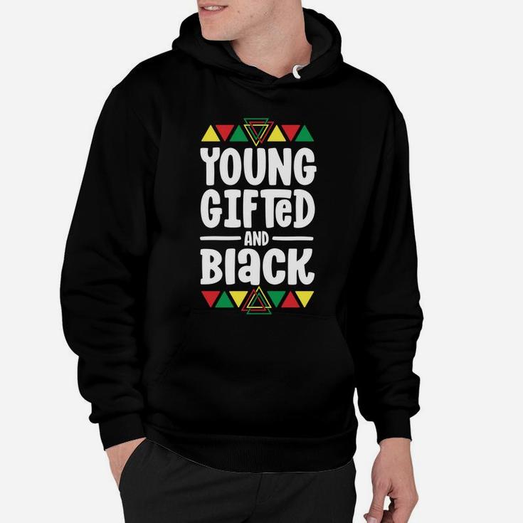 Young Gifted And Black History Shirts For Kids Boys African Hoodie