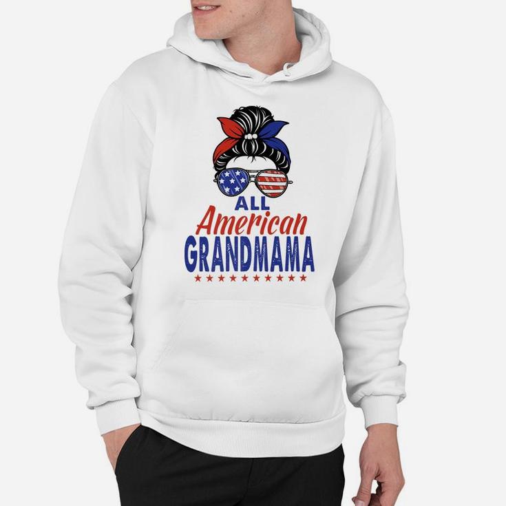 All American Grandmama 4Th Of July Patriotic Matching Family Hoodie