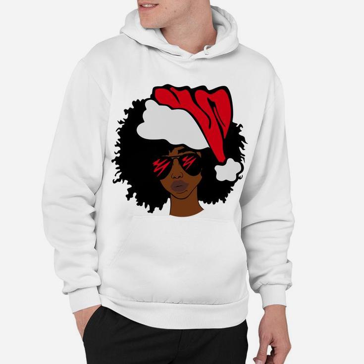 American African Christmas Santa Claus Sweatshirt Hoodie