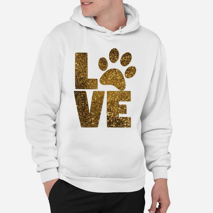 Animal Lover Dog Cat Paw, Pet Rescue Love Best Friend Gift Hoodie