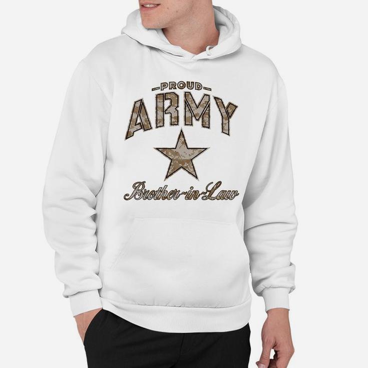 Army Brother-In-Law Shirts For Men And Boys Camo Hoodie