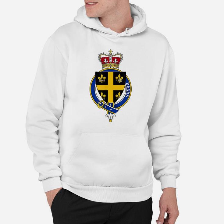 Banks Coat Of Arms - Family Crest Hoodie