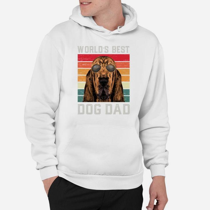 Best Dog Dad Vintage Bloodhound Sweatshirt Hoodie