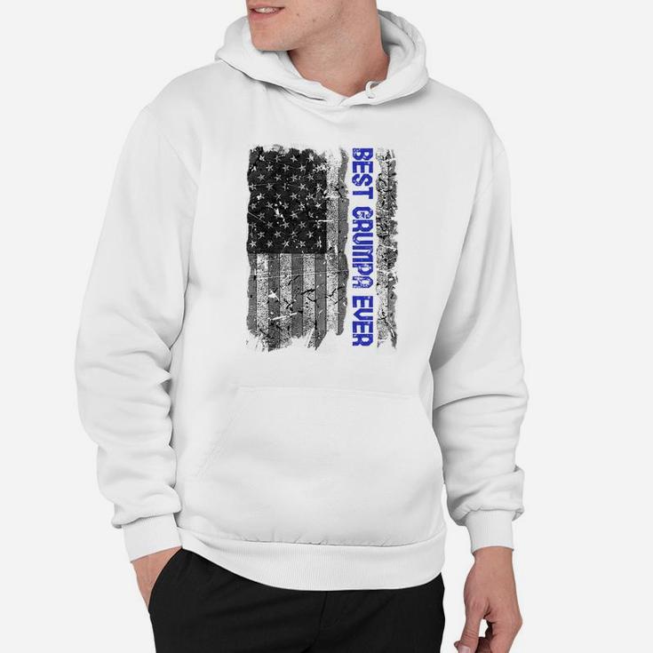 Best Grumpa Ever Us Flag Grandpa Father's Day Papa Gift Hoodie