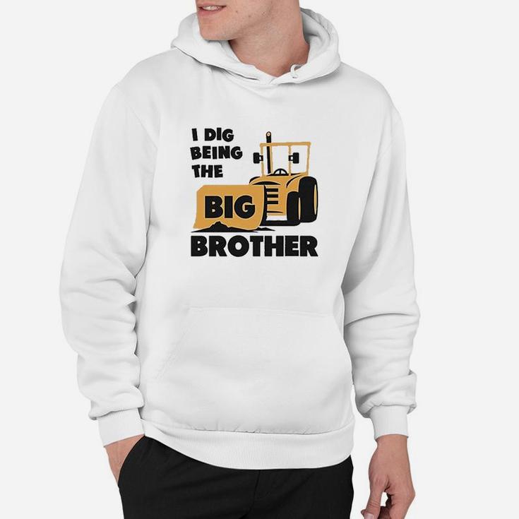 Big Brother Gift For Tractor Hoodie