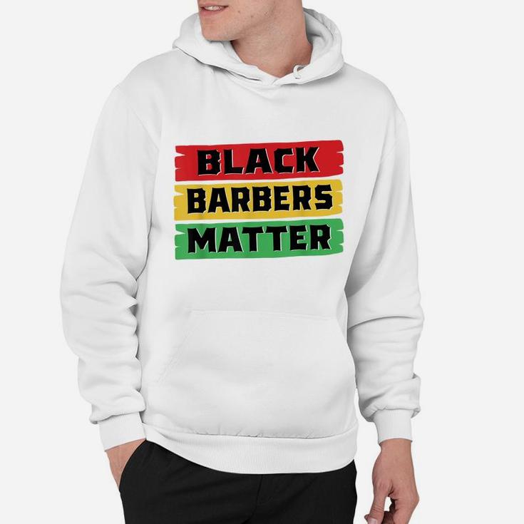 Black Barbers Matter Black History Month  Gift Hoodie