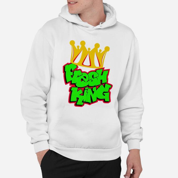 Celebrate Juneteenth Fresh King Black Dad Father's Day Funny Hoodie