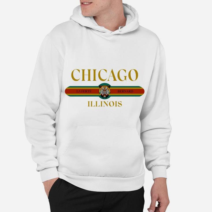 Chicago - Illinois - Fashion Design - Tiger Face Hoodie