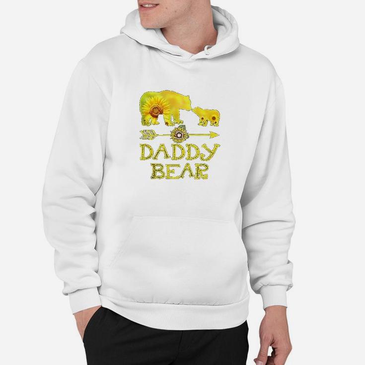 Daddy Bear Mothers Day Sunflower Family Gift Hoodie