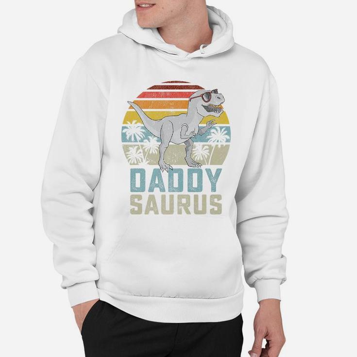 Daddysaurus T Rex Dinosaur Daddy Saurus Family Matching Hoodie