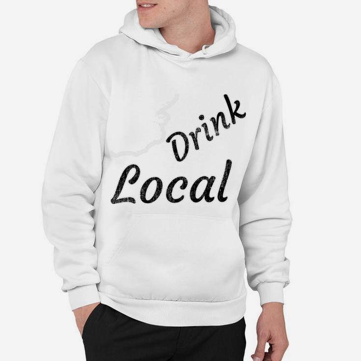 Distressed New York Drink Local Design Sweatshirt Hoodie