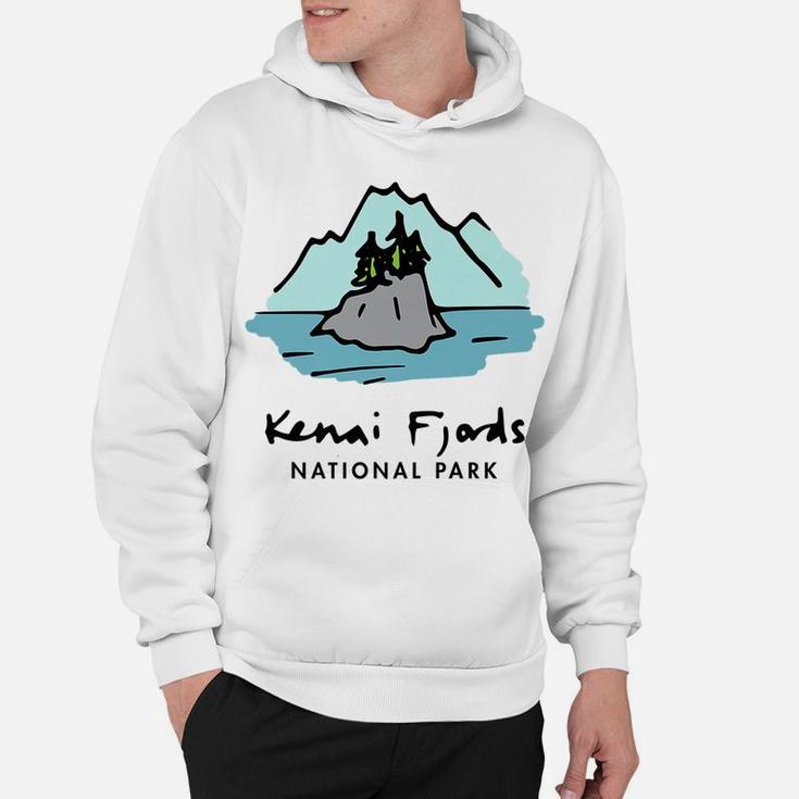 Family Vacation Gift - Retro Kenai Fjords National Park Hoodie