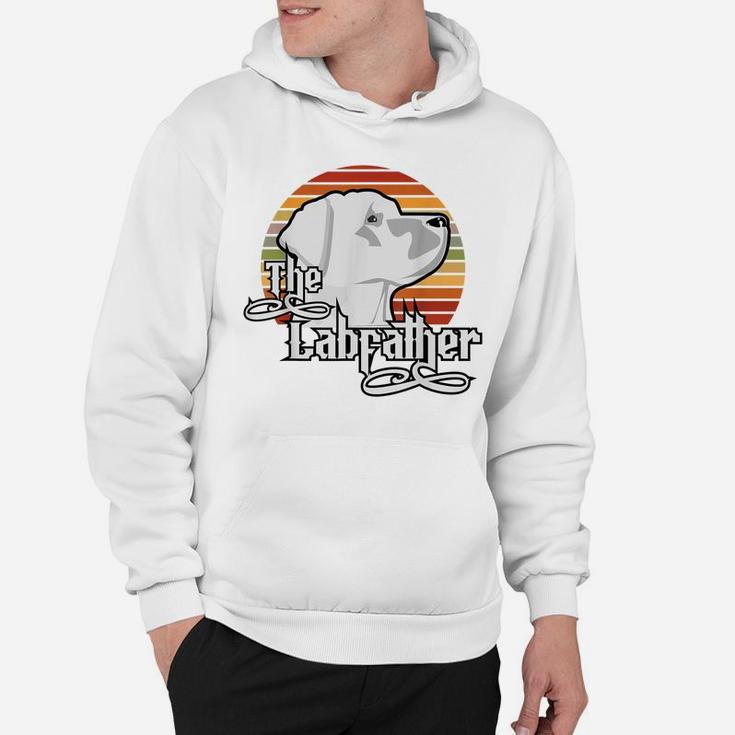 Funny Dog Shirt The Labfather Lab Labrador Dad Retro Sunset Hoodie