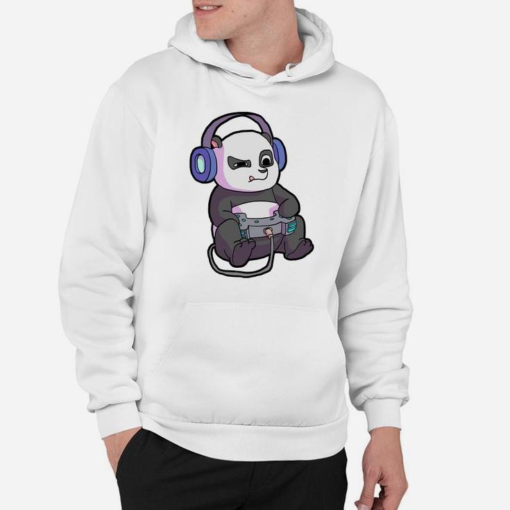 Gamer Shirt For Boys Gaming Gift Teen Girl Funny Panda Shirt Hoodie