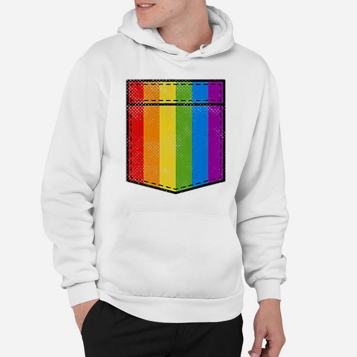 Gay Pride Rainbow Pocket T Shirt Lgbt Pride Gift Hoodie