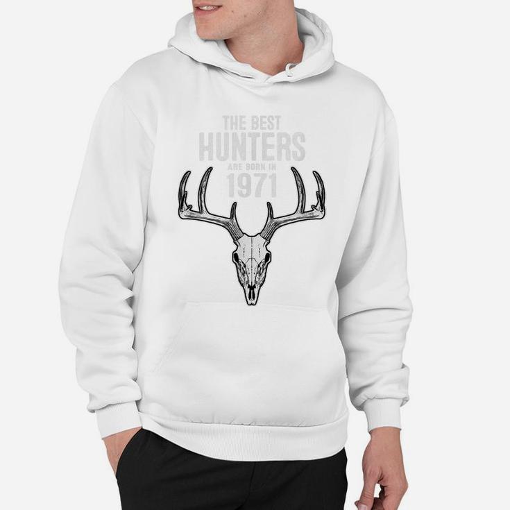 Gift For 50 Year Old Deer Hunter Hunting 1971 50Th Birthday Hoodie