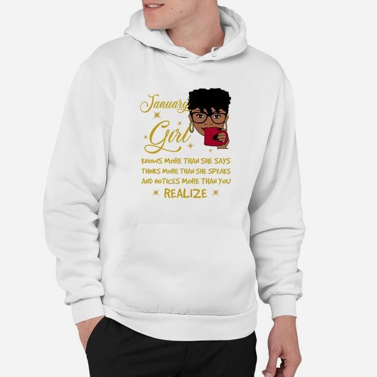 Girl Was Born In January Hoodie