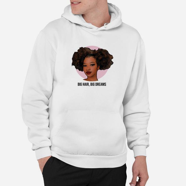 Große Haare Große Träume Afro Locken Black Lebt Materie Hoodie