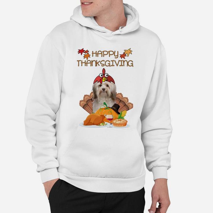 Happy Thanksgiving Day Havanese Gift Dog Funny Turkey Sweatshirt Hoodie